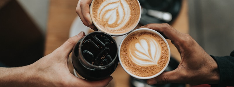 Pour over coffee being brewed